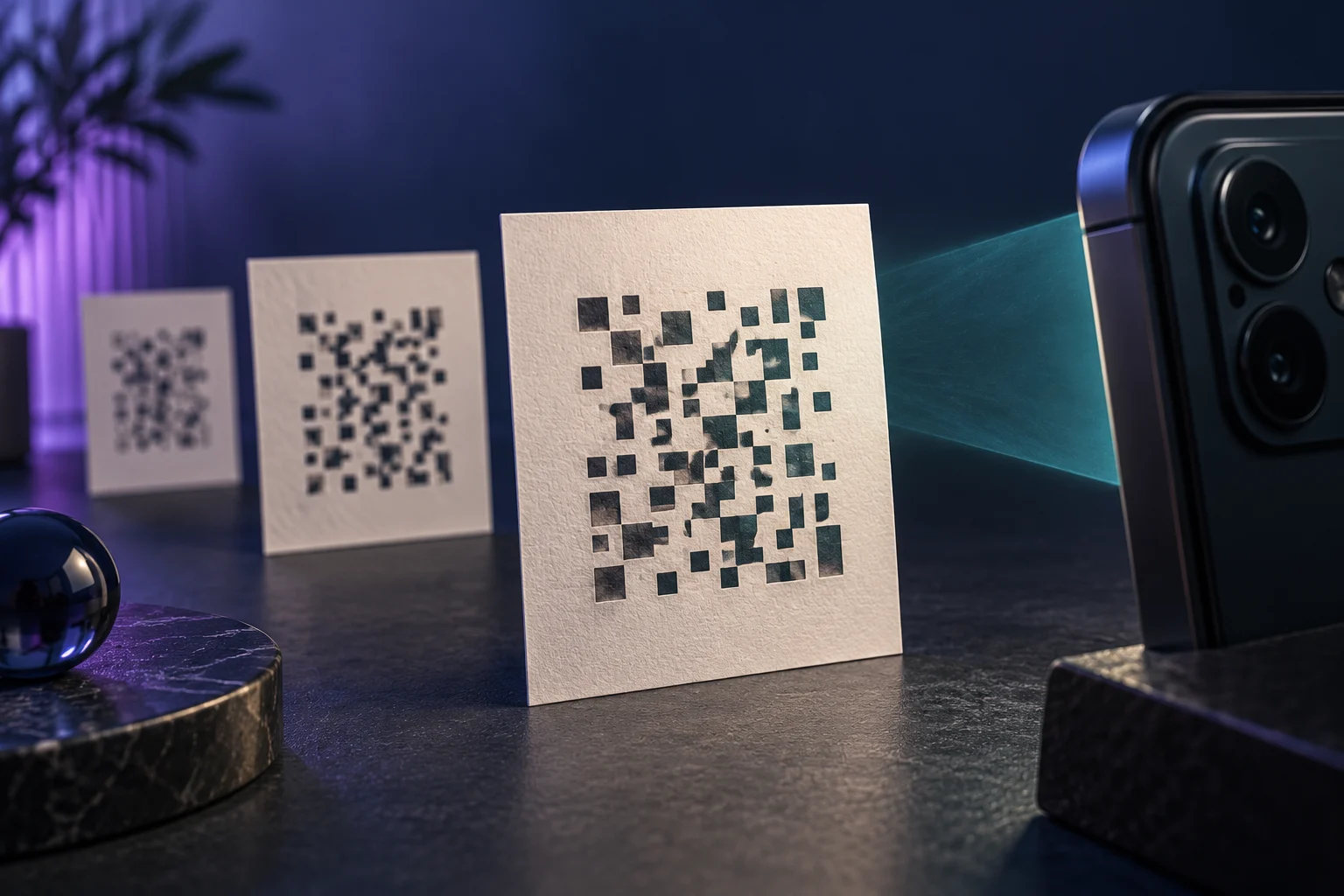 QR-Codes drucken, die auch außerhalb der Designvorschau funktionieren